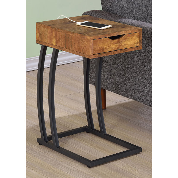 Wade Logan® Studer 24.25'' Tall C Table End Table with Storage and